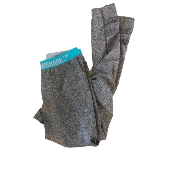 Gymshark Seamless Gray Marled Legging M Be A Visionary Workout Yoga Active Pant - Picture 1 of 5
